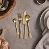Nkuku Tableware Veeta Cutlery Set - Brushed Gold (Set Of 16) 2 Nkuku Tableware Veeta Cutlery Set - Brushed Gold (Set Of 16)