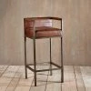 Nkuku Wamma Leather Bar Chair