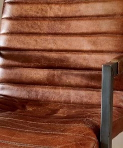 Nkuku Wamma Leather Desk Chair