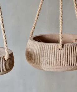 Nkuku Home Accessories Wampu Hanging Planter - Distressed Terracotta 11 Nkuku Home Accessories Wampu Hanging Planter - Distressed Terracotta