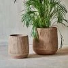 Nkuku Planters & Vases Wampu Tall Planter - Distressed Terracotta