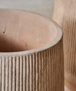 Nkuku Planters & Vases Wampu Tall Planter - Distressed Terracotta 14 Nkuku Planters & Vases Wampu Tall Planter - Distressed Terracotta