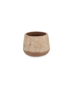 Nkuku Wampu Wide Planter - Distressed Terracotta Planters & Vases