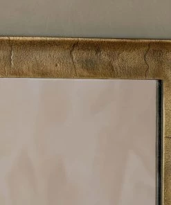 Nkuku Yadur Rectangular Mirror - Antique Brass - Small Home Accessories