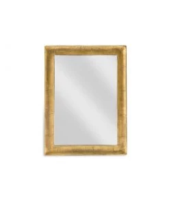 Nkuku Yadur Rectangular Mirror - Antique Brass - Small Home Accessories