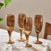 Nkuku Yala Champagne - Smoke Brown (Set Of 4)
