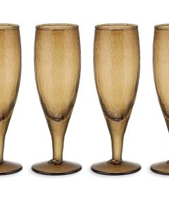 Nkuku Yala Champagne - Smoke Brown (Set Of 4)