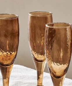 Nkuku Yala Champagne - Smoke Brown (Set Of 4)