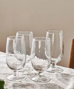Nkuku Yala Glass - Clear (Set Of 4) New Arrivals