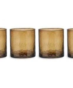 Nkuku New Arrivals Yala Tumbler - Smoke Brown (Set Of 4)