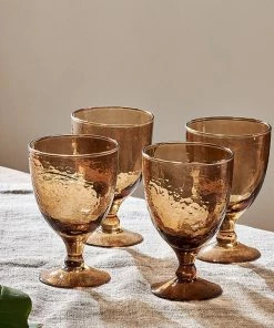 Nkuku Yala Wine Glass - Smoke Brown (Set Of 4) 7 Nkuku Yala Wine Glass - Smoke Brown (Set Of 4)
