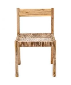 Nkuku New Arrivals Yana Mango Wood & Wicker Woven Chair