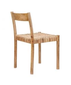 Nkuku New Arrivals Yana Mango Wood & Wicker Woven Chair