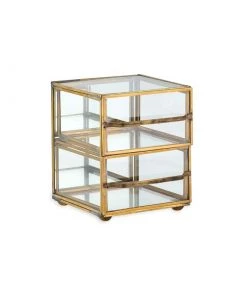 Nkuku Yania Brass Drawers