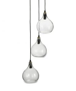 Nkuku Hallway & Bootroom Ziva Glass Cluster Pendant - Clear 11 Nkuku Hallway & Bootroom Ziva Glass Cluster Pendant - Clear
