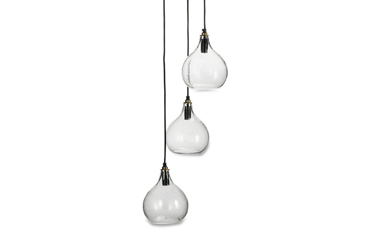 Nkuku Hallway & Bootroom Ziva Glass Cluster Pendant - Clear 6 Nkuku Hallway & Bootroom Ziva Glass Cluster Pendant - Clear