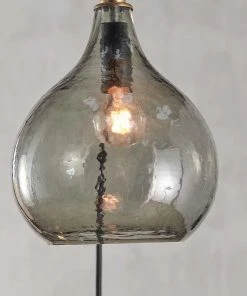 Nkuku Ziva Glass Cluster Pendant - Green Smoke Hallway & Bootroom